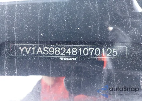 2008 Volvo S80 3.2 из США, поврежденный, VIN YV1AS982481070125